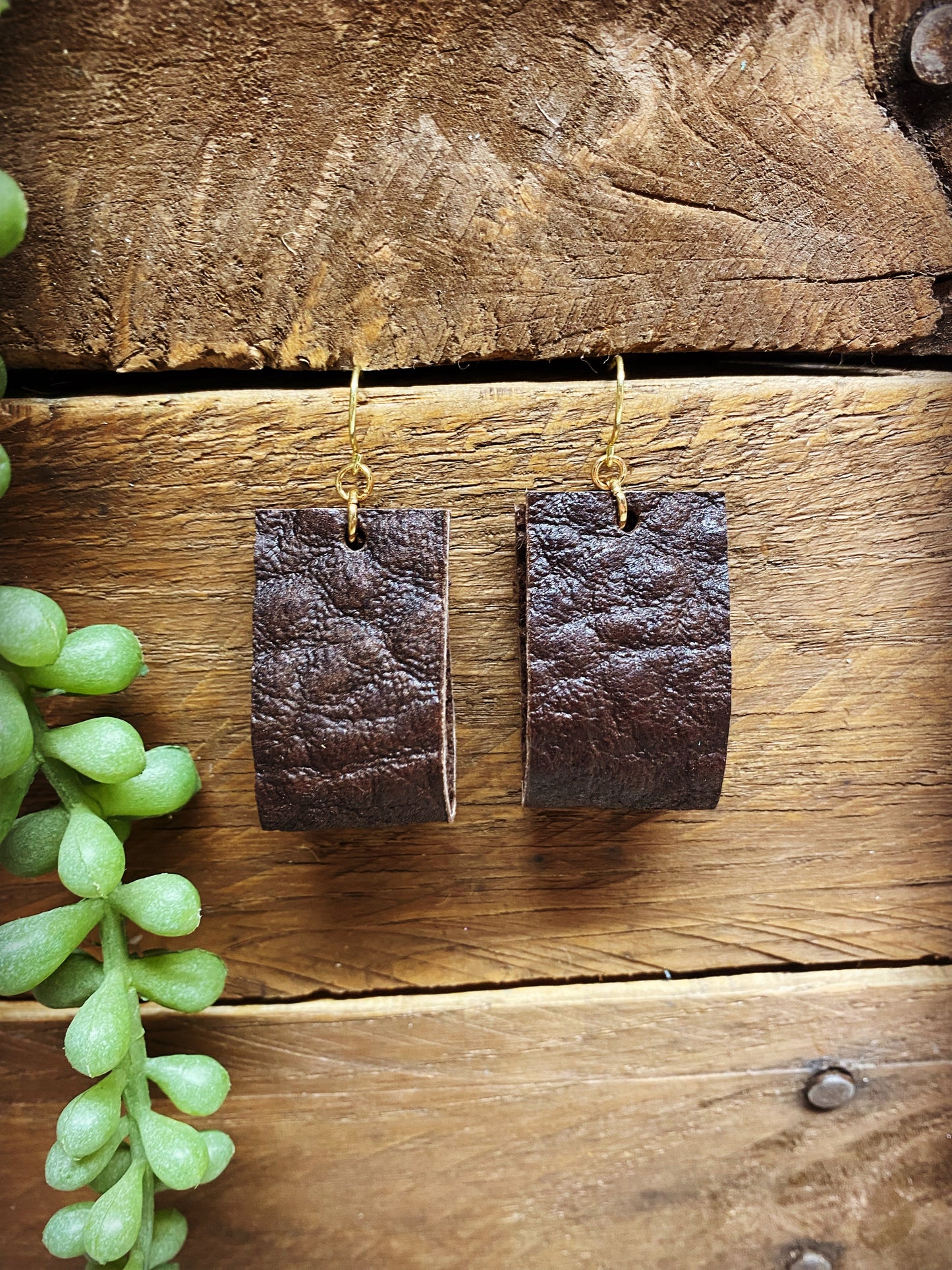 Leather Folds - Brown Leather