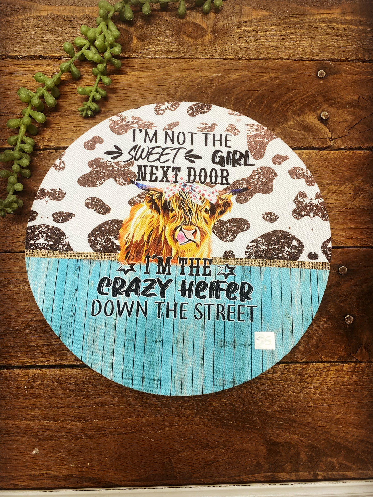 Fashion Mouse Pad - Crazy Heifer
