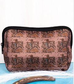 Fashion Neoprene Cosmetic Bag - Bull Rider