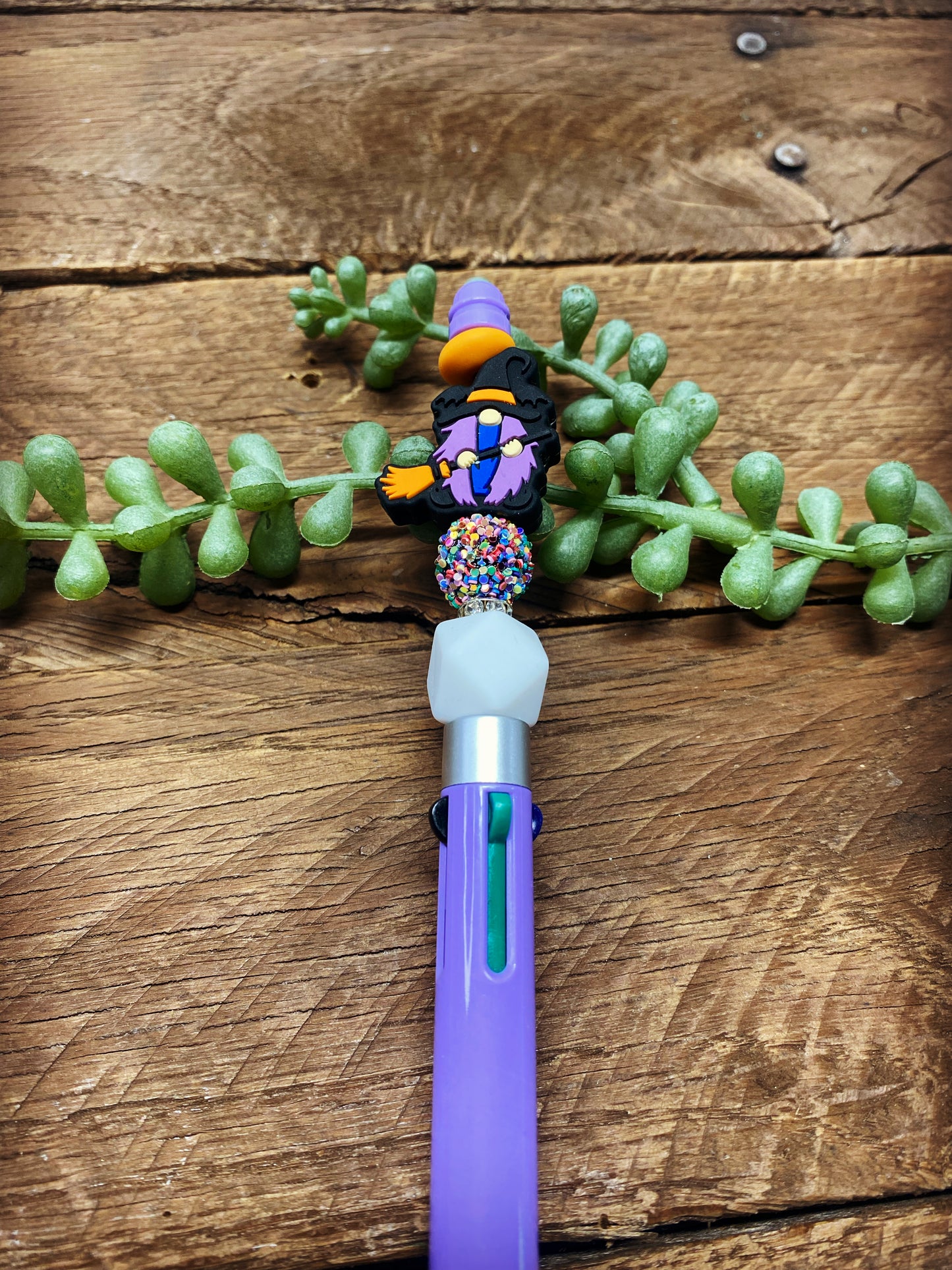 Multi-Color Pen - Halloween Witch - Purple