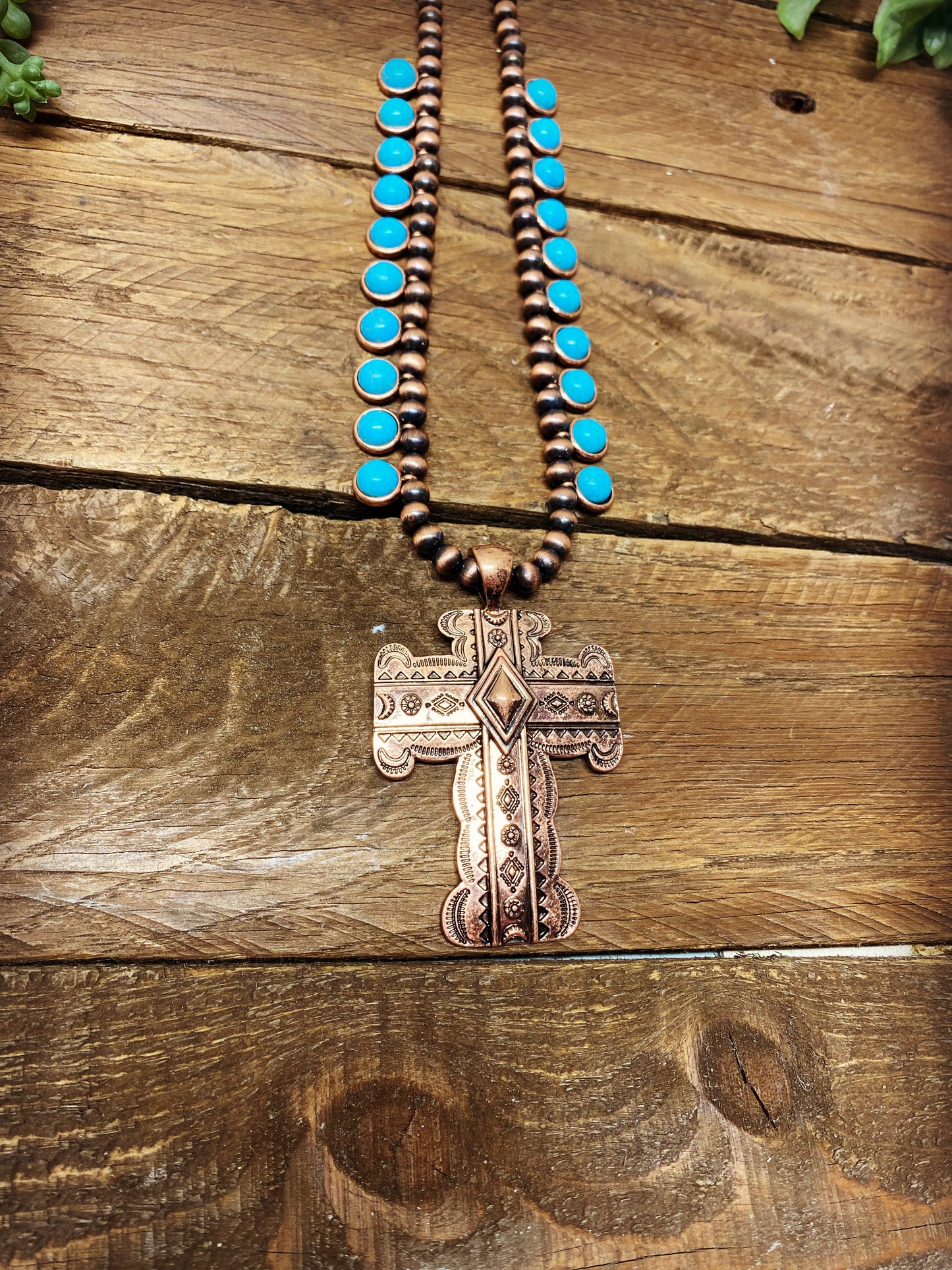 Western Necklace - Cross Pendent Necklace