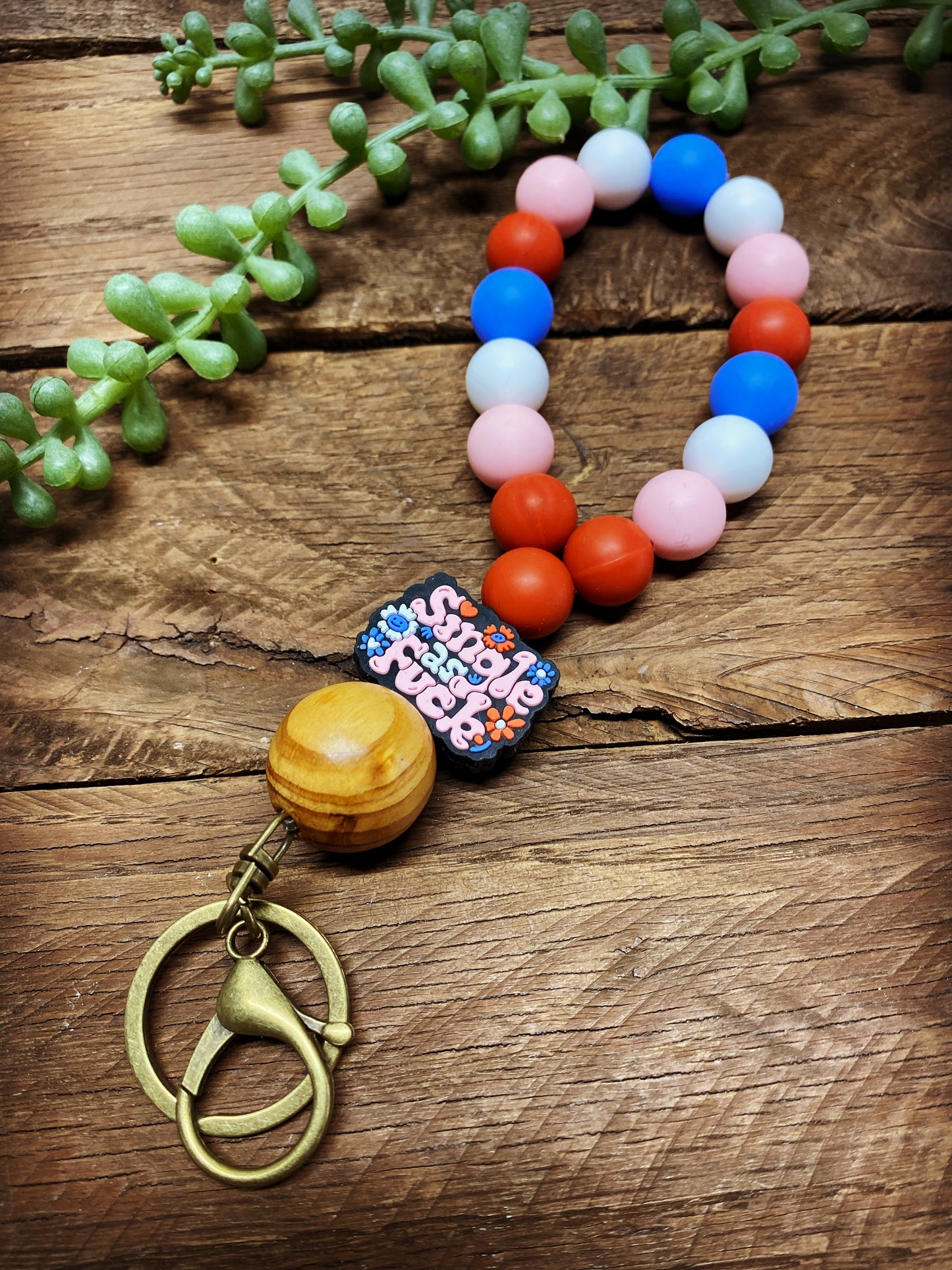 Keychain Bangle - Single as F**k