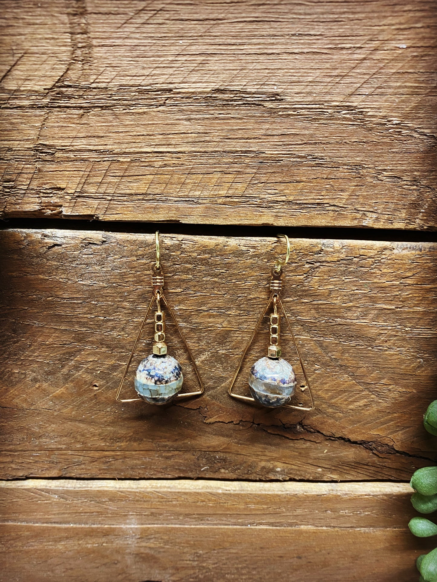 Stone Ball Dangles