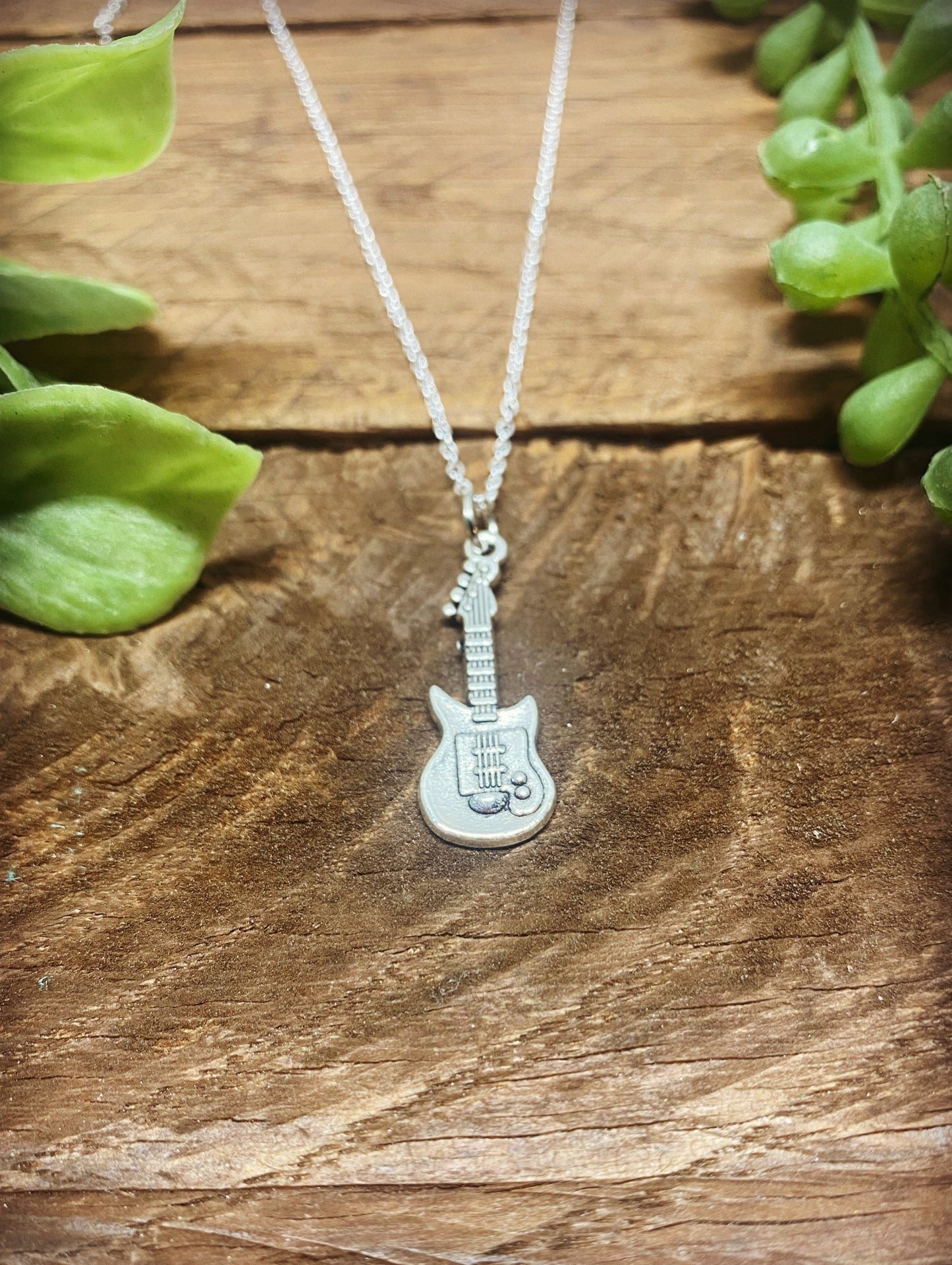 Happy Guitar Necklace