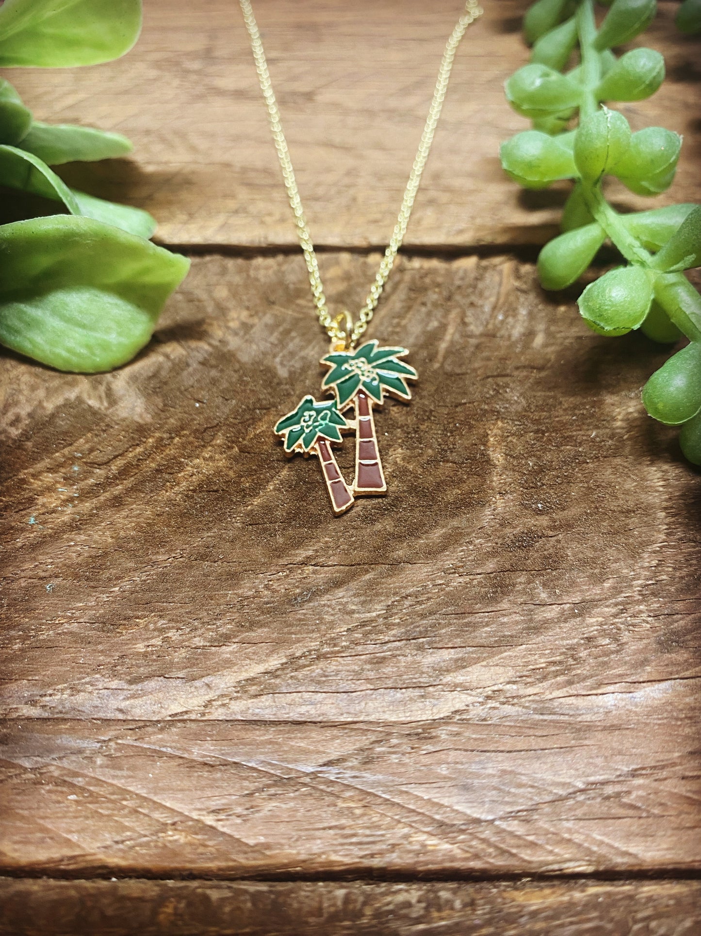 Happy Palm Tree Necklaces - Multiple Options