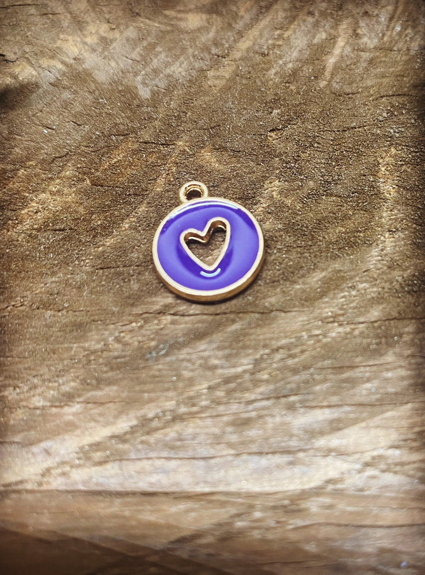 Happy Heart Hole Necklace - multiple color options