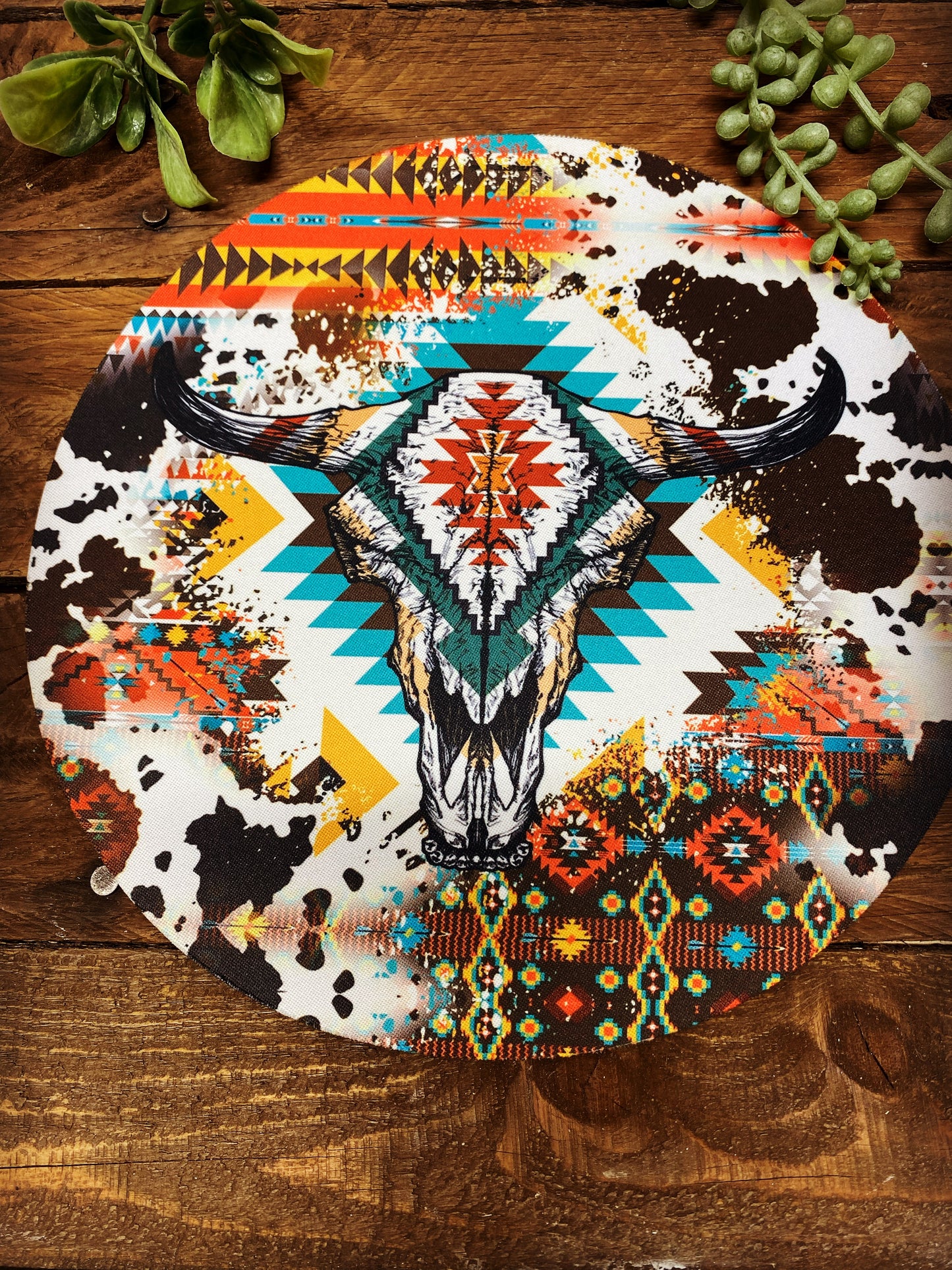 Fashion Mouse Pad - Steer Head