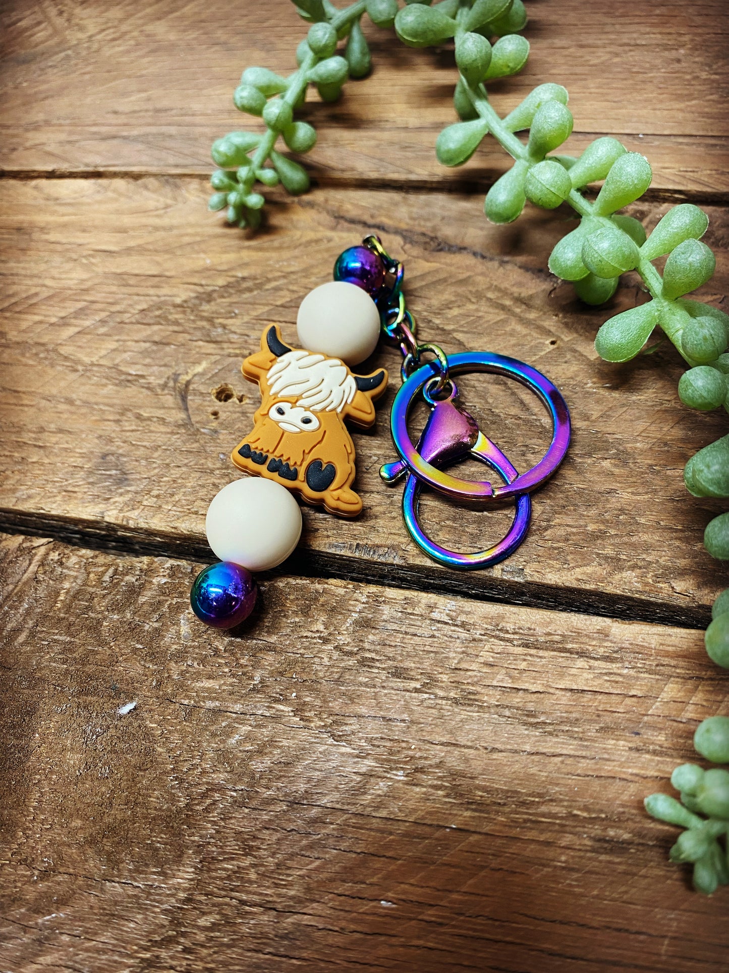 Keychain Dangle - Highland Cow