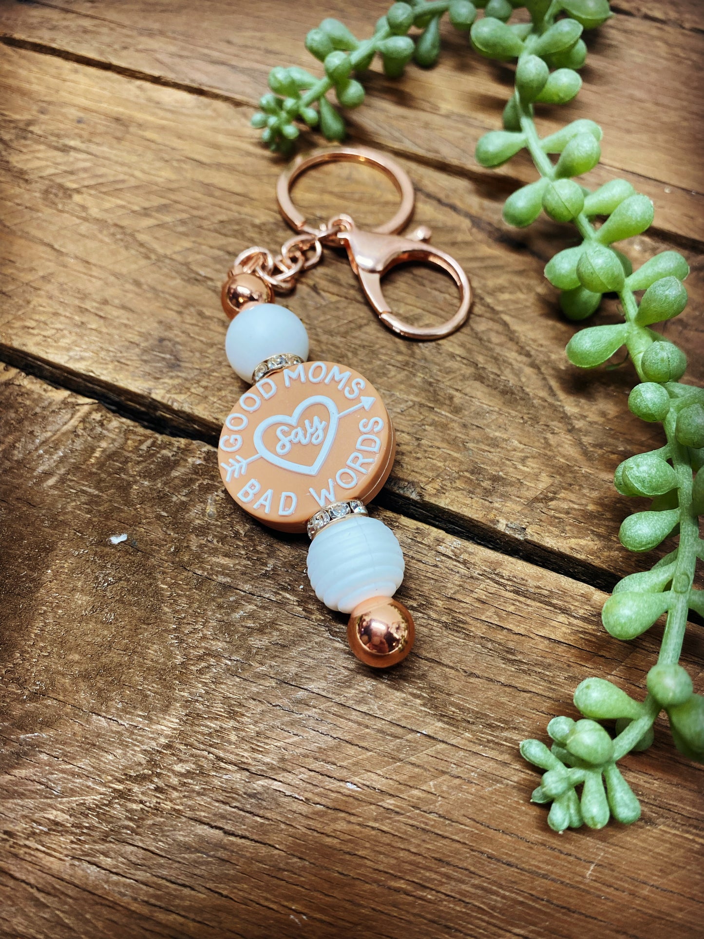 Keychain Dangle - Good Moms Say Bad Words