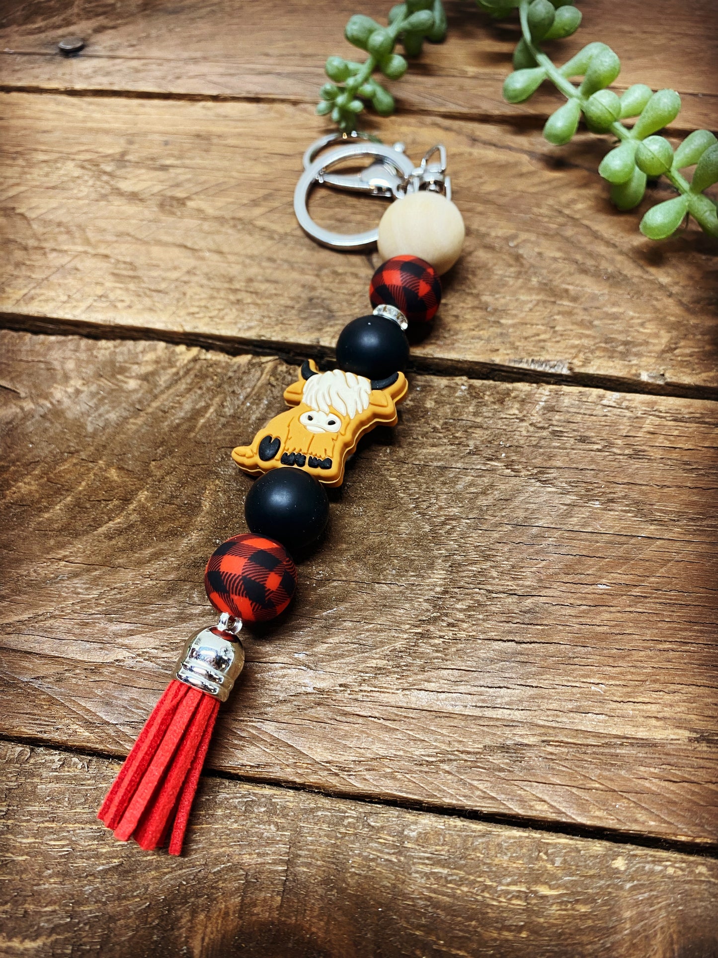 Keychain Dangle - Highland Cow