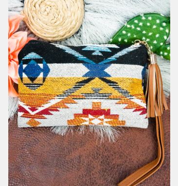 Fashion NY Cimarron Wristlet Orange