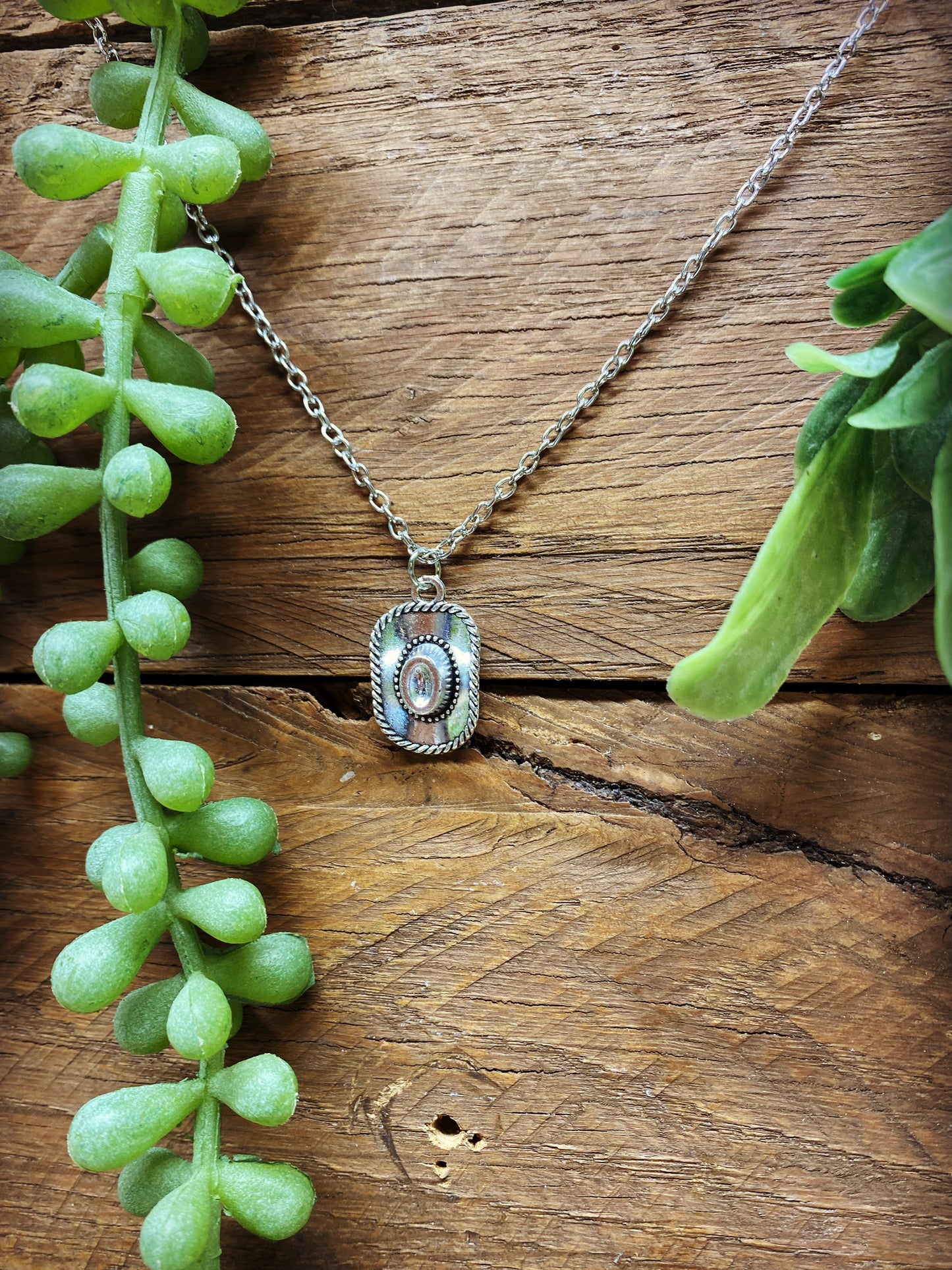 Happy Western Cowboy Hat Necklace