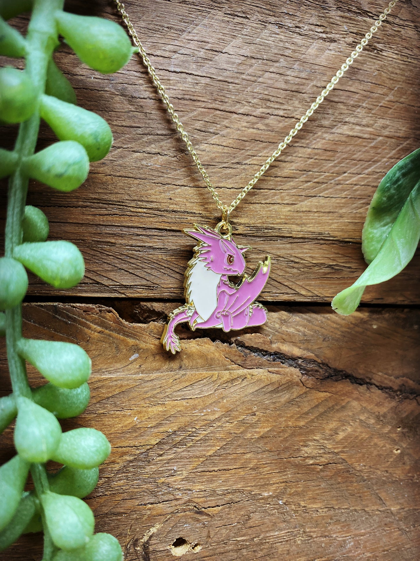 Happy Dragon Necklace - multiple options