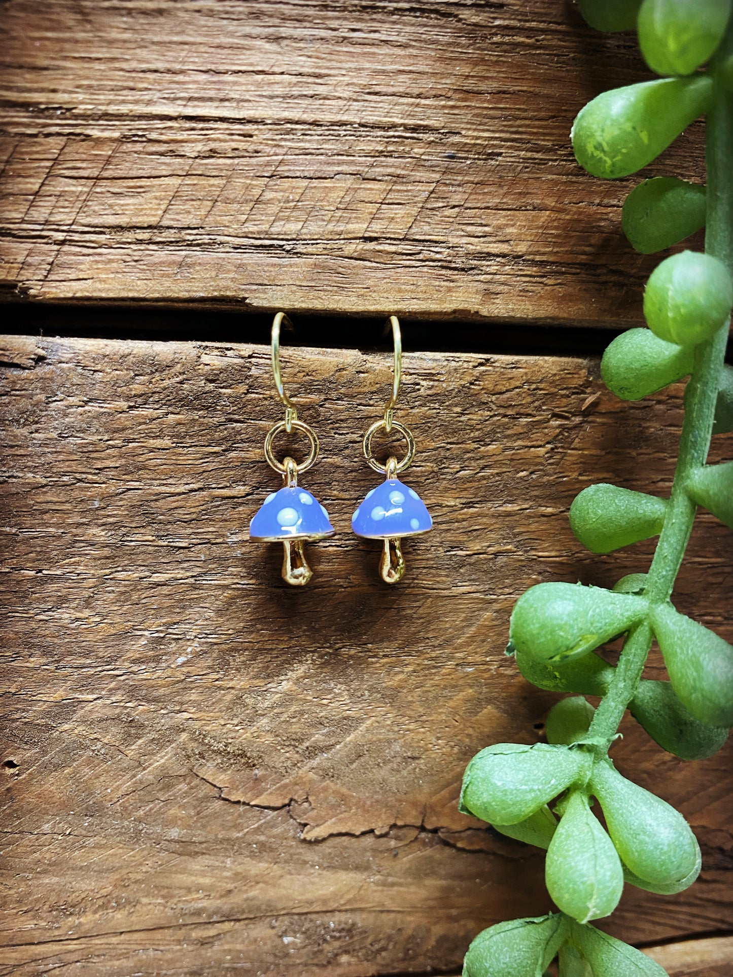 Happy Little Mushroom Earrings - 4 colors