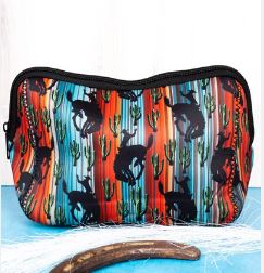 Fashion  Neoprene Cosmetic Bag - Renegade Cowboy