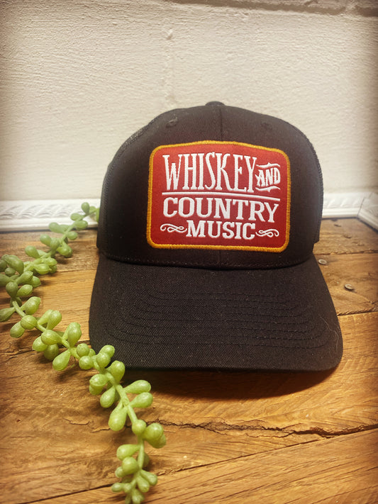 Fashion Wiskey and Country Music Mesh Cap