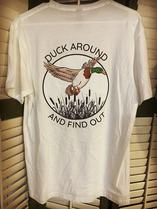 Duck Around & Find Out Mens Fashion T-shirt