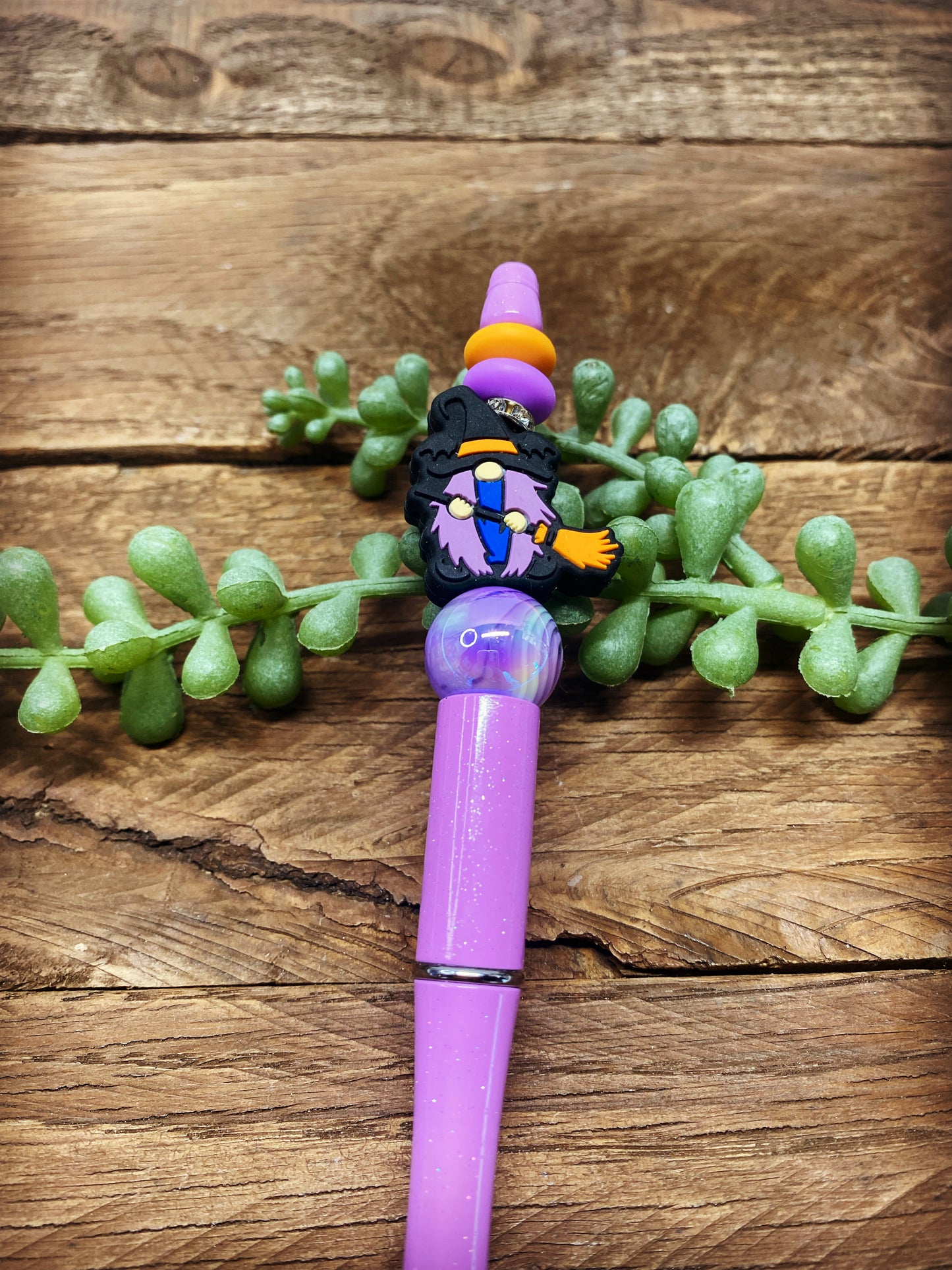 Pen - Halloween Witch - Purple