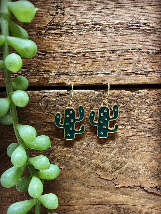 Happy Cactus Earrings - Multiple Options