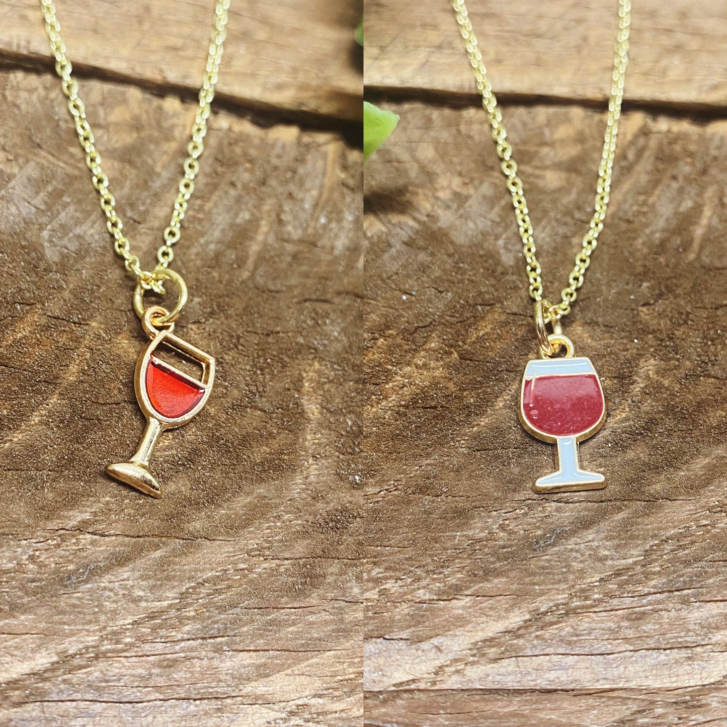 Happy Wineglass Necklaces - Multiple Options