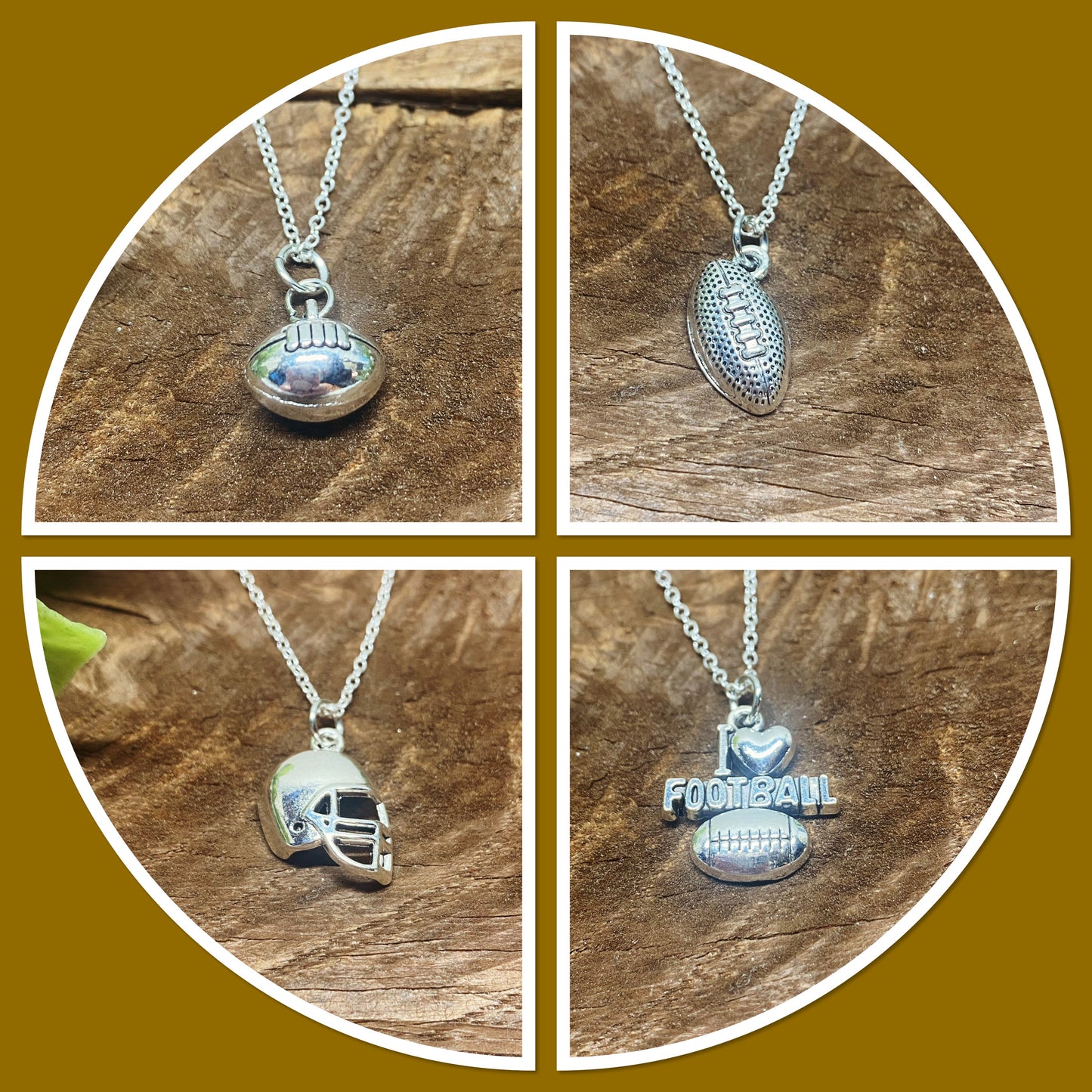 Happy Football Necklaces - Multiple Options