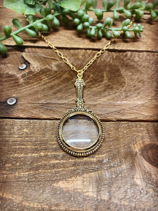 Classic Magnifying Glass Necklace