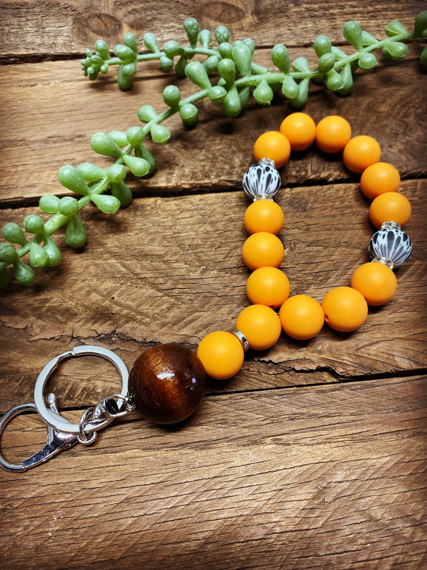 Keychain Bangle - Citrus Orange