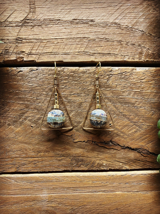 Stone Ball Dangles