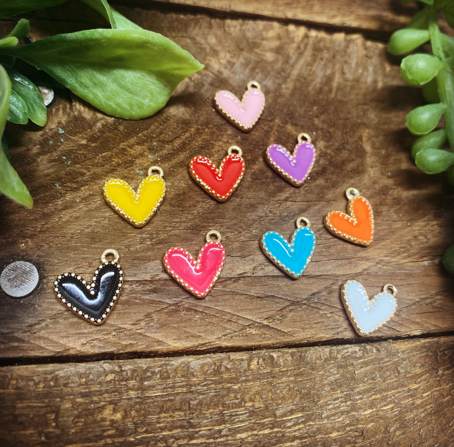 Happy Hearts Necklace - Multiple Color Options