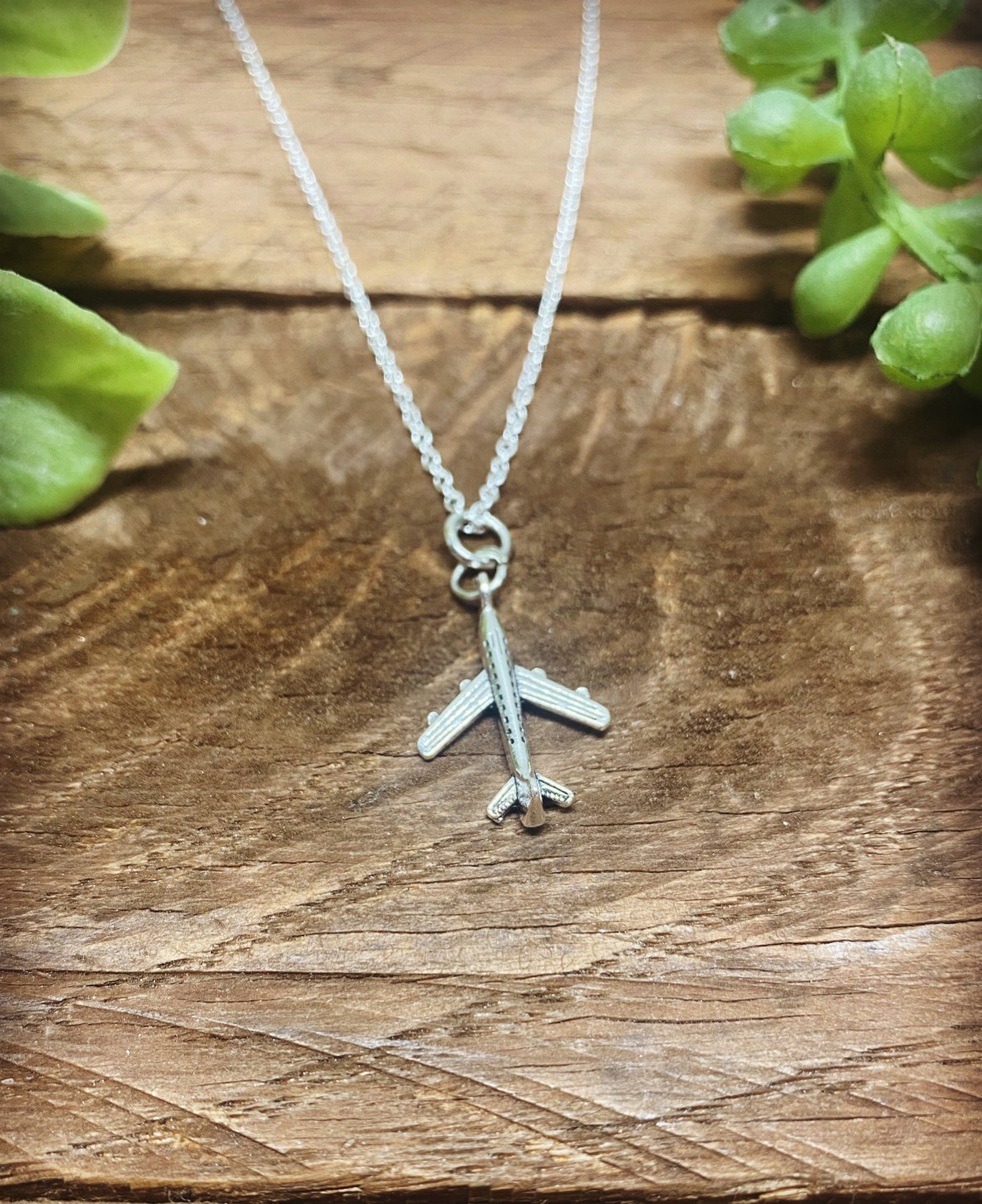 Happy Airplane Necklace