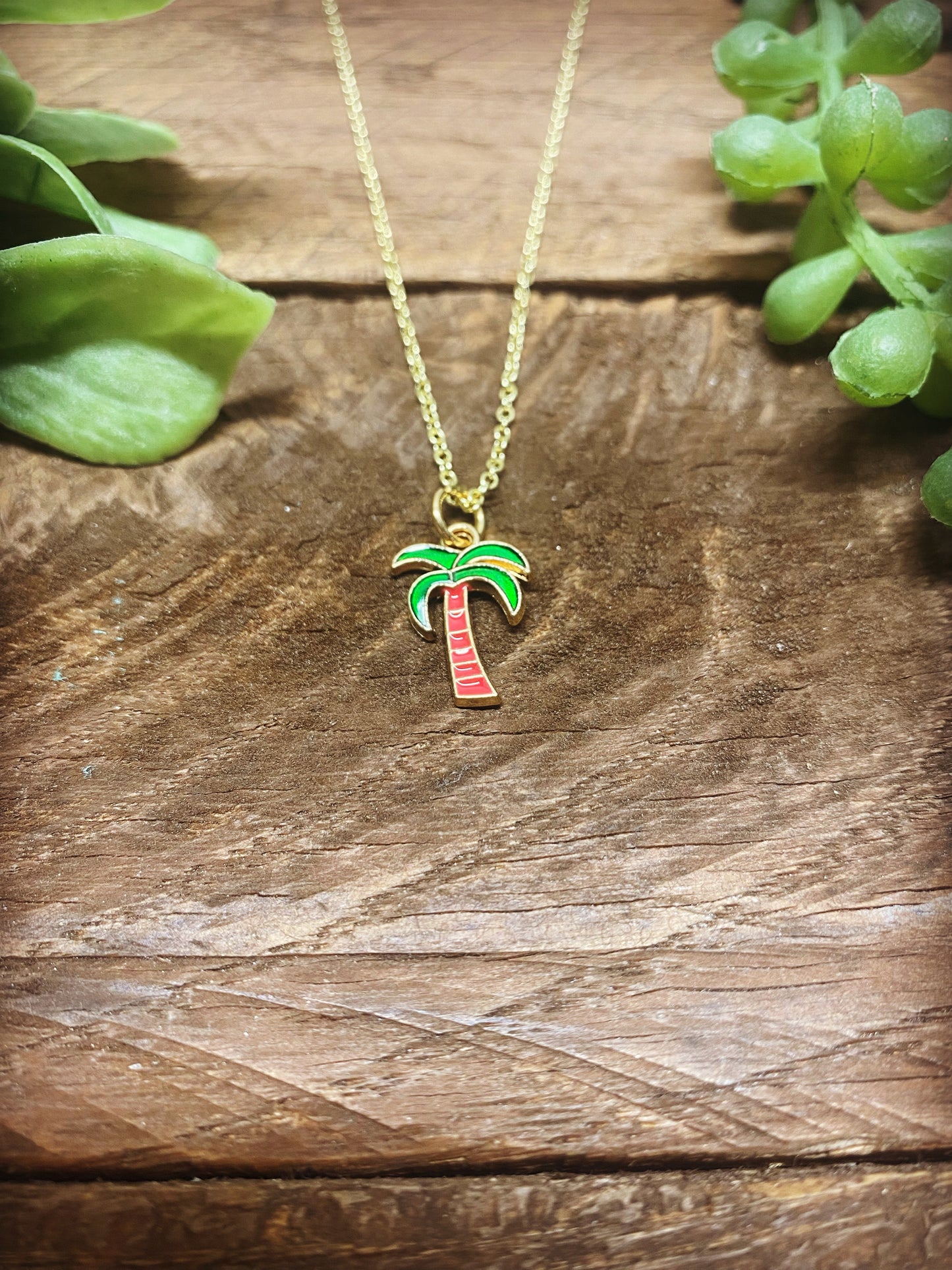 Happy Palm Tree Necklaces - Multiple Options