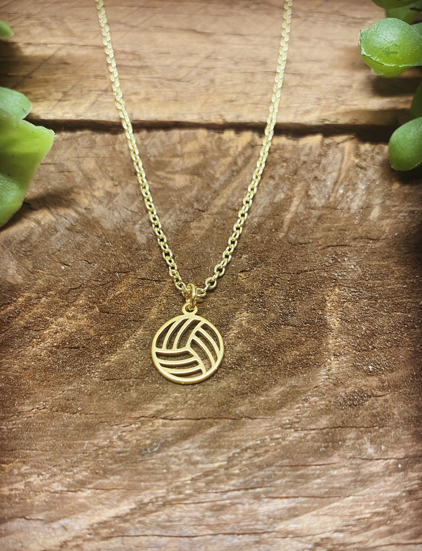 Happy Volleyball Necklace