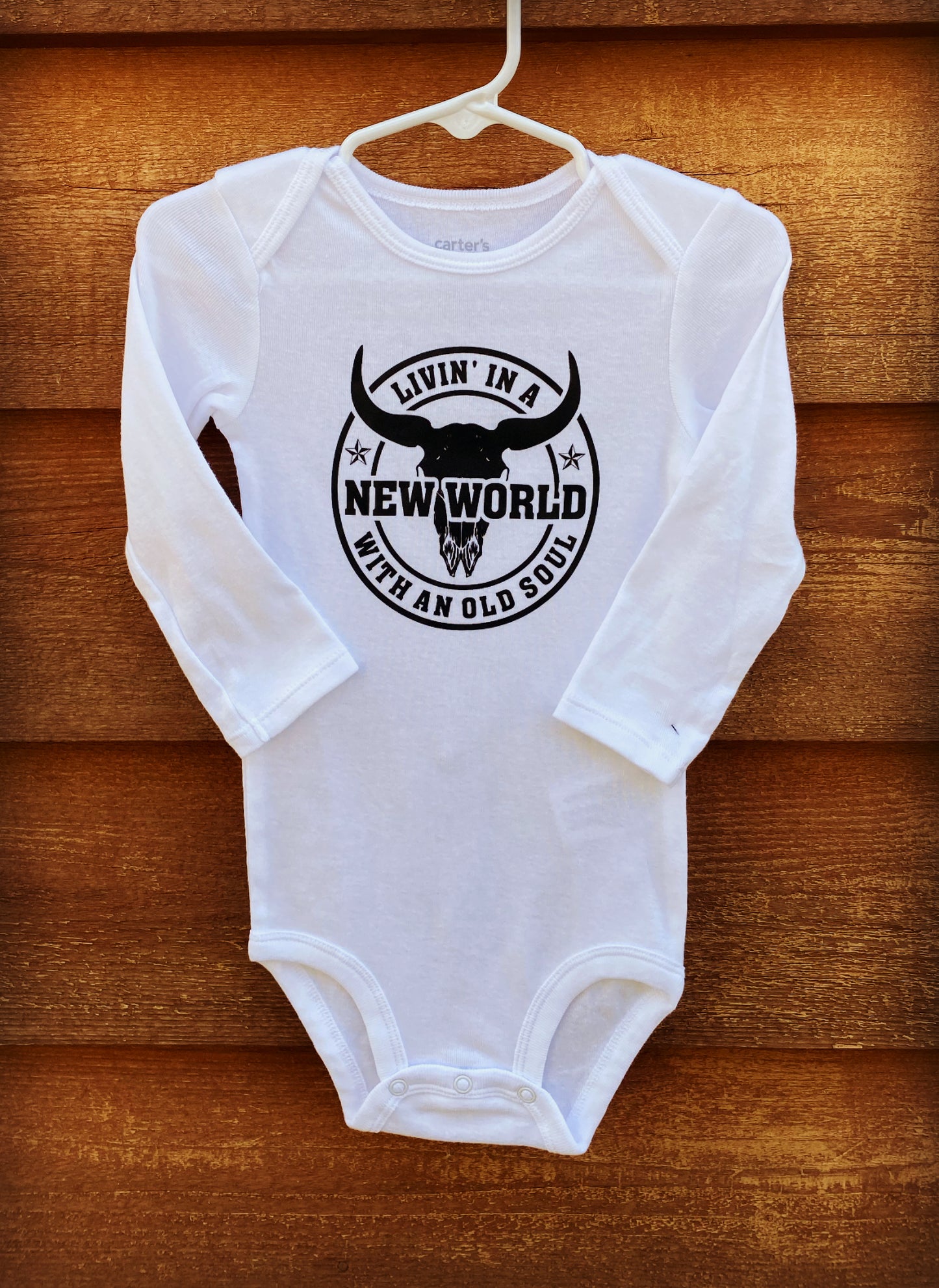 Livin in a New World Longsleeve Onesie Baby/Toddler Fashion