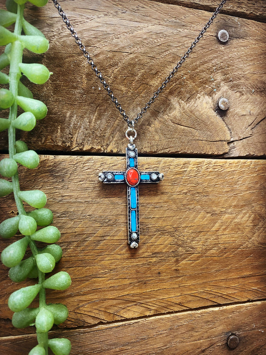 Classic Western Cross Necklace