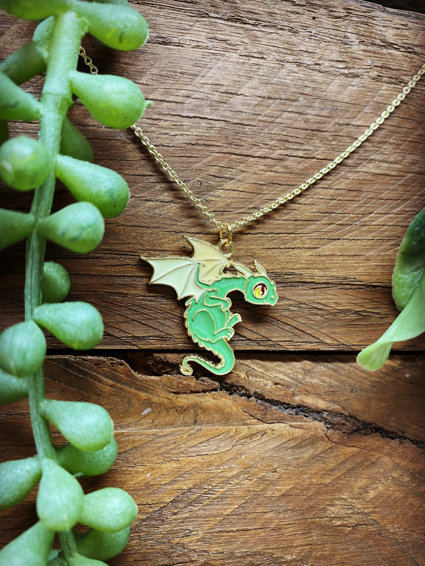 Happy Dragon Necklace - multiple options