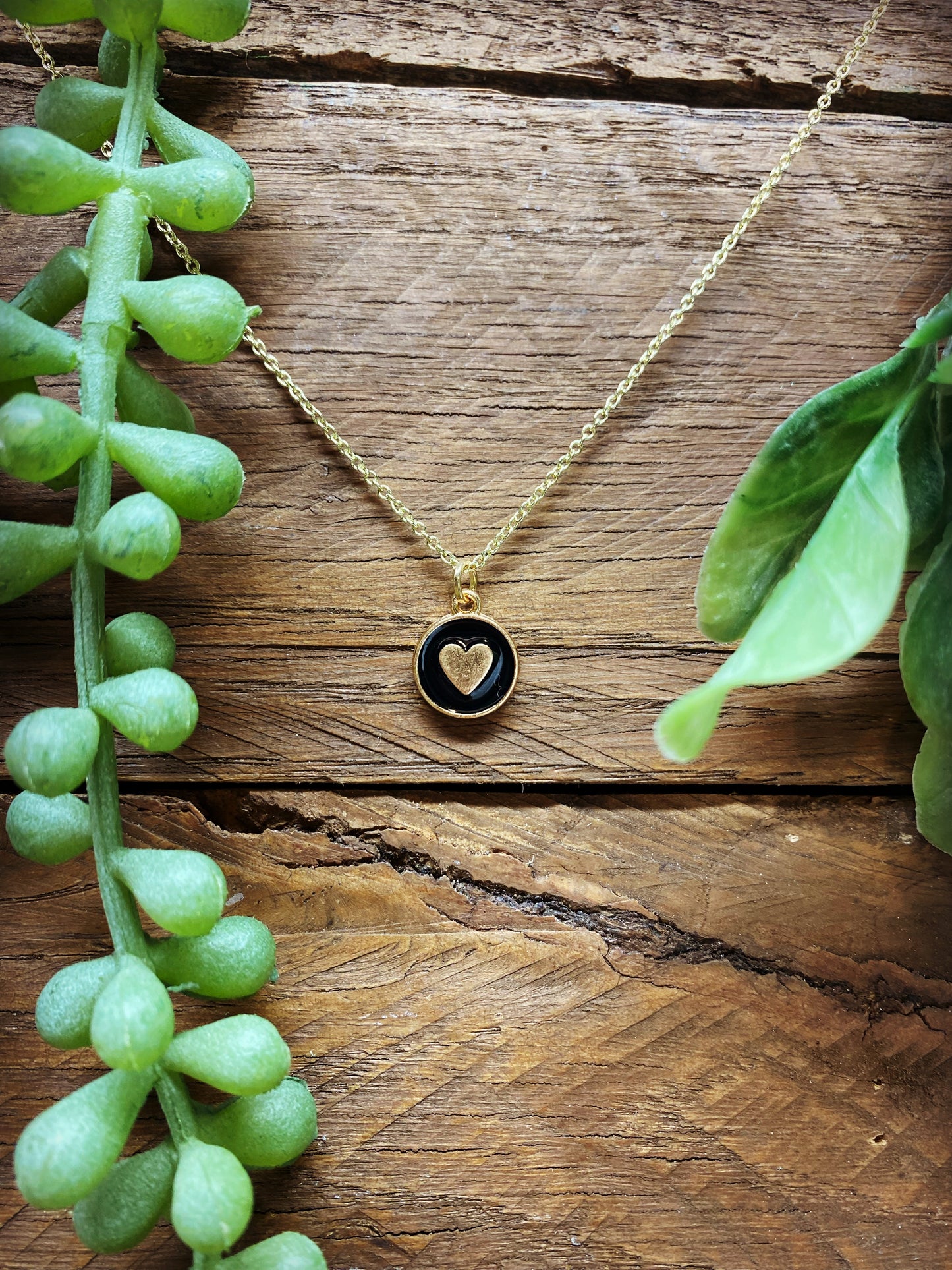 Happy Heart Necklace - multiple color options