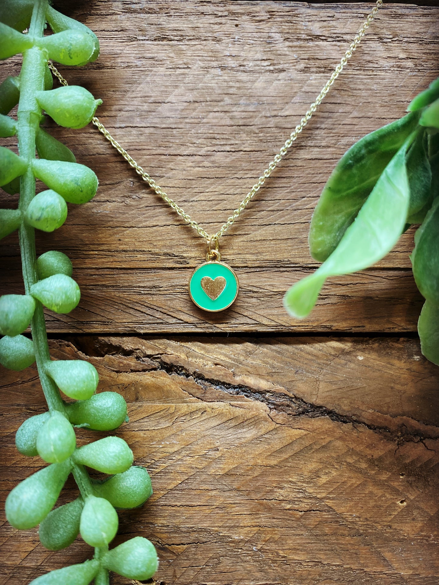 Happy Heart Necklace - multiple color options