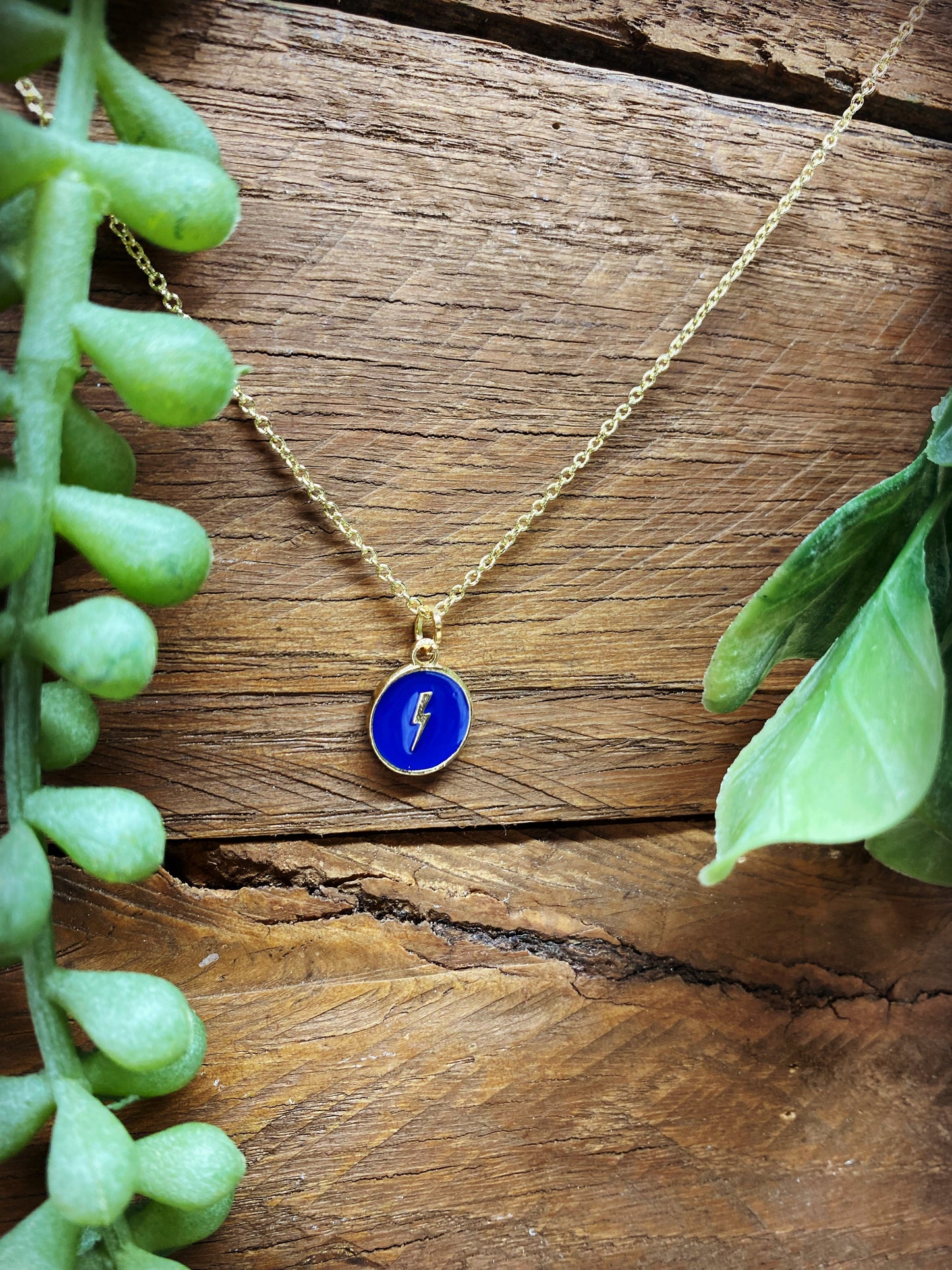 Happy Lightning Necklace - multiple color options