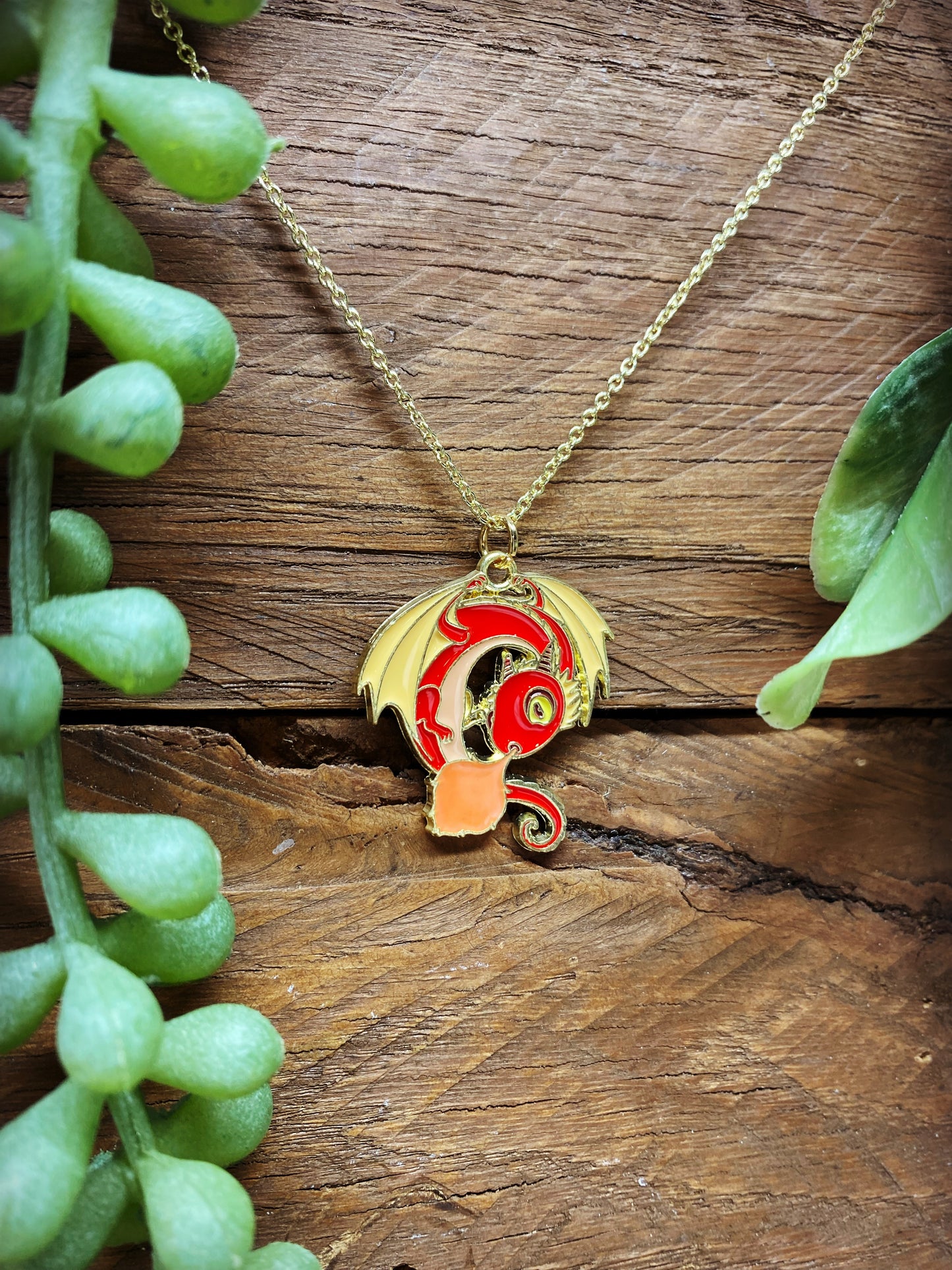 Happy Dragon Necklace - multiple options