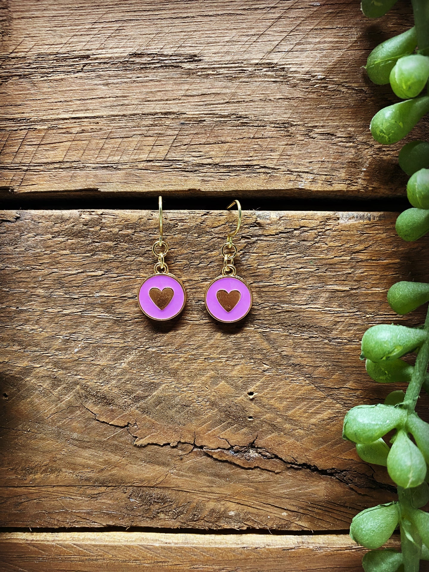 Happy Hearts Earrings - multiple color options